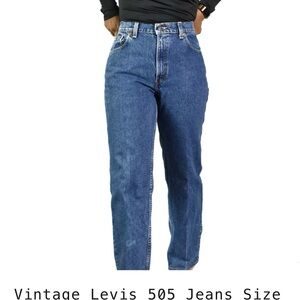 Vintage 505 Levi's Blue Jeans